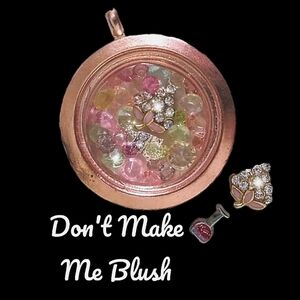 Floating Charms in Story Locket Memory Pendant Choice